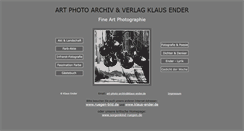 Desktop Screenshot of klaus-ender.com